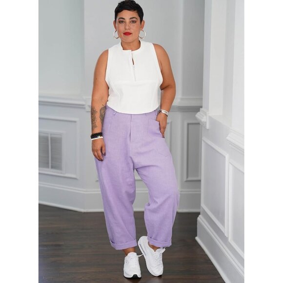 Sewing Pattern Simplicity S9754 Shirt Top Cargo Pants mimi g Misses Size 16-26 - Picture 9 of 9